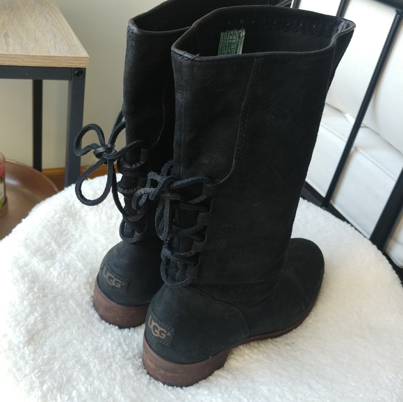 ugg lace back boots